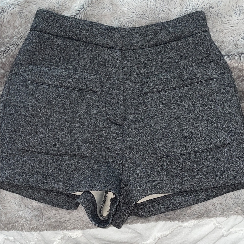Forever 21 Charcoal High Waist Shorts